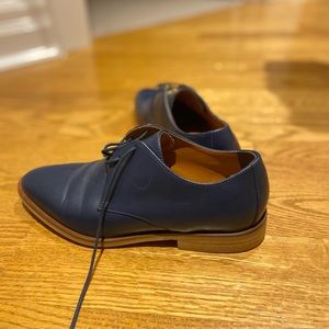 Everlane Oxford Shoes, Navy, Size 6